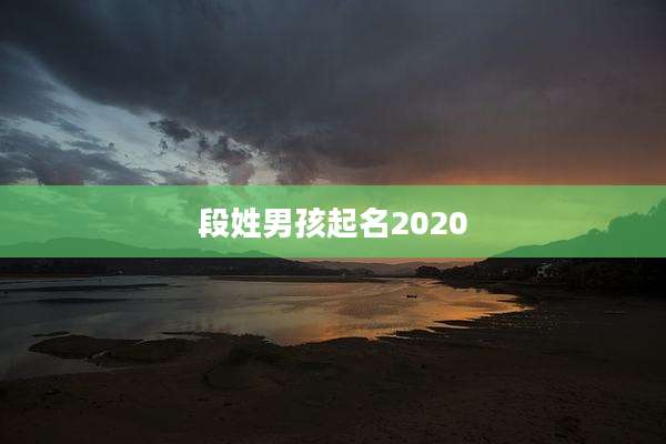 段姓男孩起名2020