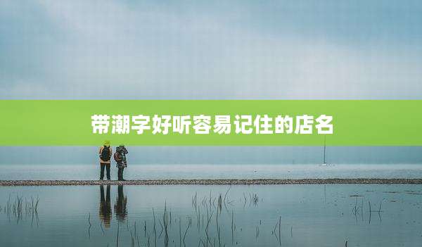 带潮字好听容易记住的店名