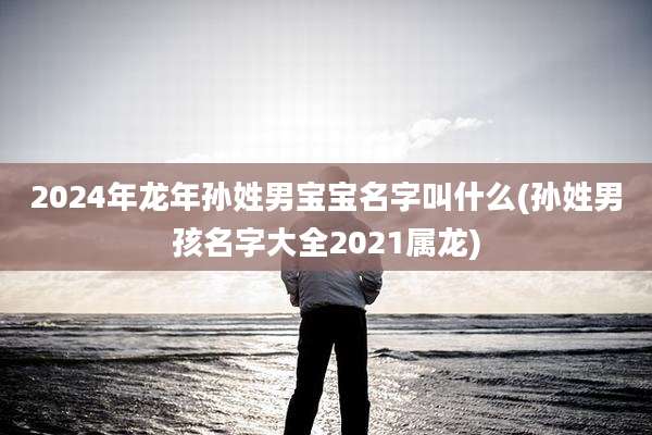 2024年龙年孙姓男宝宝名字叫什么(孙姓男孩名字大全2021属龙)