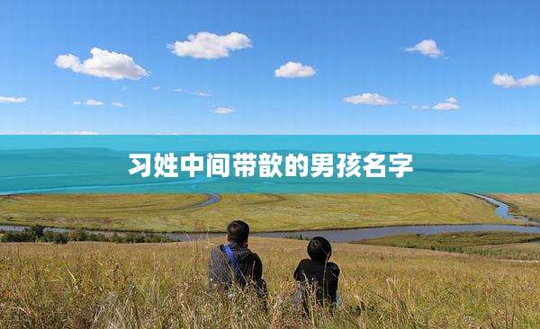 习姓中间带歆的男孩名字