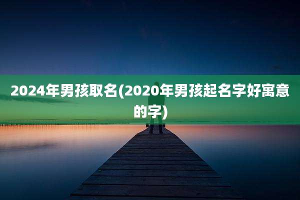 2024年男孩取名(2020年男孩起名字好寓意的字)