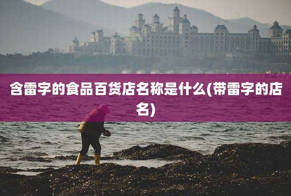 含雷字的食品百货店名称是什么(带雷字的店名)