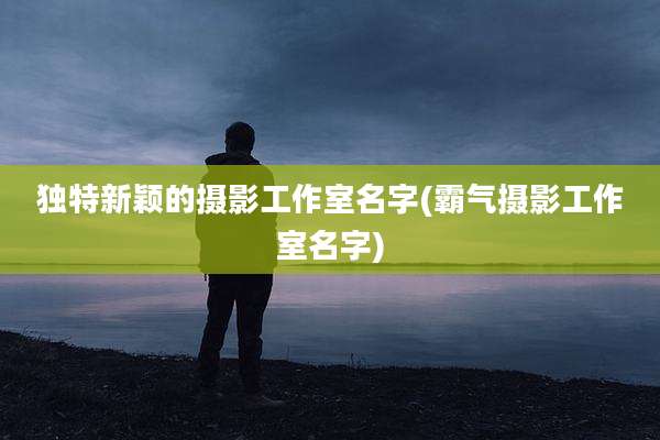 独特新颖的摄影工作室名字(霸气摄影工作室名字)
