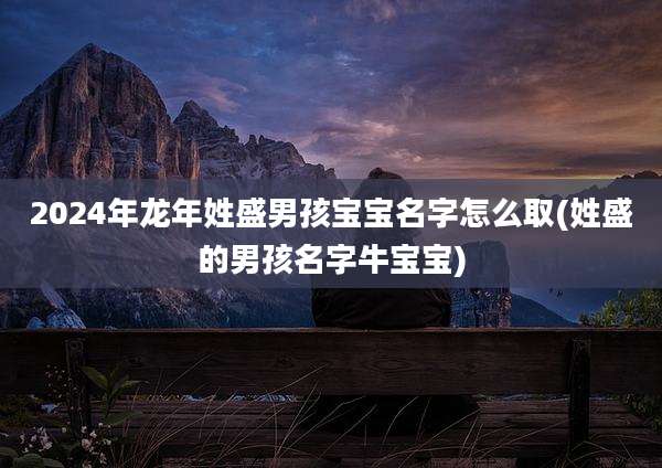 2024年龙年姓盛男孩宝宝名字怎么取(姓盛的男孩名字牛宝宝)