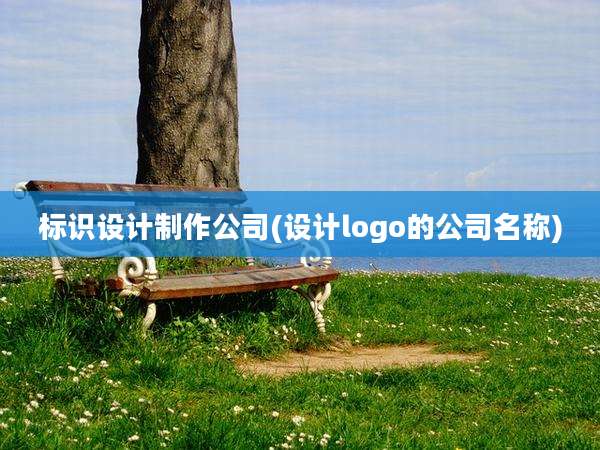 标识设计制作公司(设计logo的公司名称)