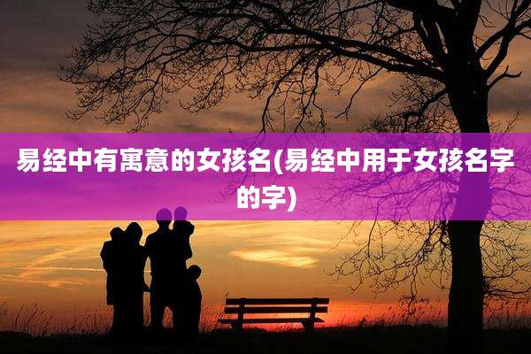 易经中有寓意的女孩名(易经中用于女孩名字的字)