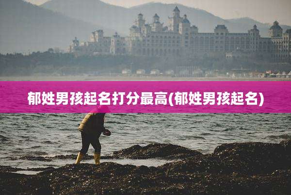 郁姓男孩起名打分最高(郁姓男孩起名)