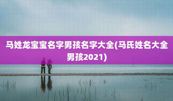 马姓龙宝宝名字男孩名字大全(马氏姓名大全男孩2021)