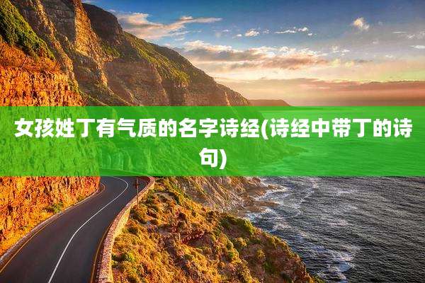 女孩姓丁有气质的名字诗经(诗经中带丁的诗句)