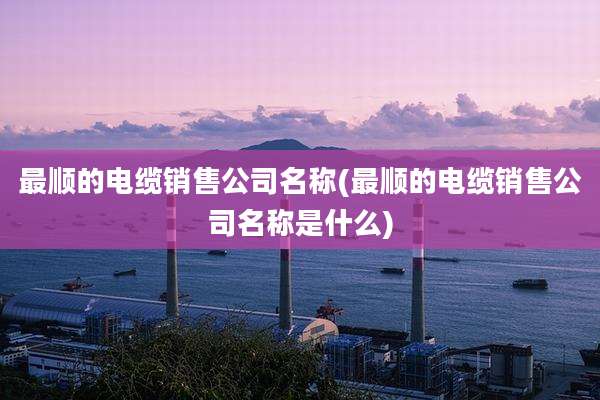 最顺的电缆销售公司名称(最顺的电缆销售公司名称是什么)