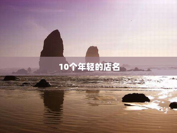 10个年轻的店名