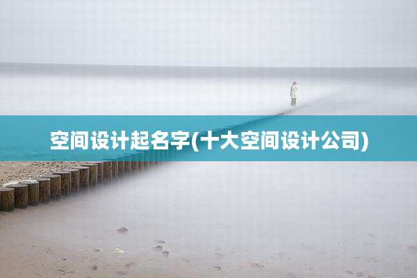 空间设计起名字(十大空间设计公司)