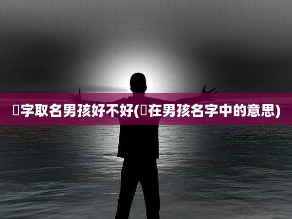 喆字取名男孩好不好(喆在男孩名字中的意思)