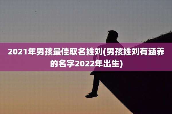 2021年男孩最佳取名姓刘(男孩姓刘有涵养的名字2022年出生)