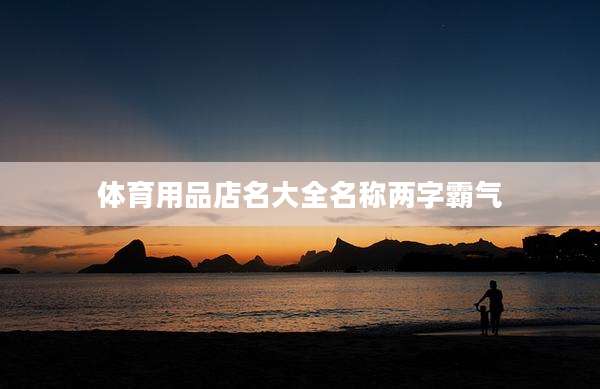 体育用品店名大全名称两字霸气