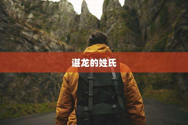谌龙的姓氏