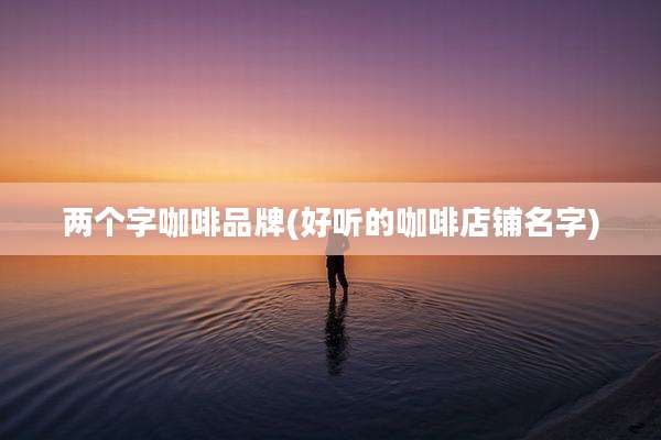 两个字咖啡品牌(好听的咖啡店铺名字)