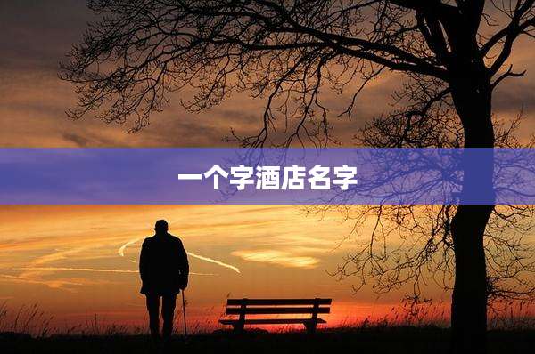 一个字酒店名字