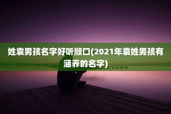 姓袁男孩名字好听顺口(2021年袁姓男孩有涵养的名字)