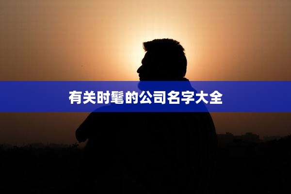 有关时髦的公司名字大全