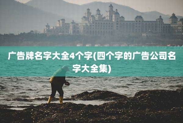 广告牌名字大全4个字(四个字的广告公司名字大全集)
