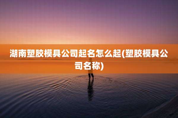湖南塑胶模具公司起名怎么起(塑胶模具公司名称)