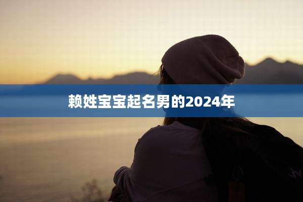 赖姓宝宝起名男的2024年