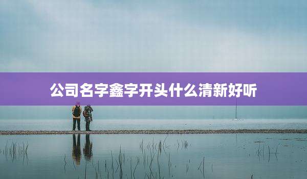 公司名字鑫字开头什么清新好听