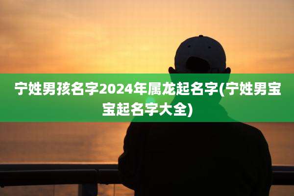 宁姓男孩名字2024年属龙起名字(宁姓男宝宝起名字大全)