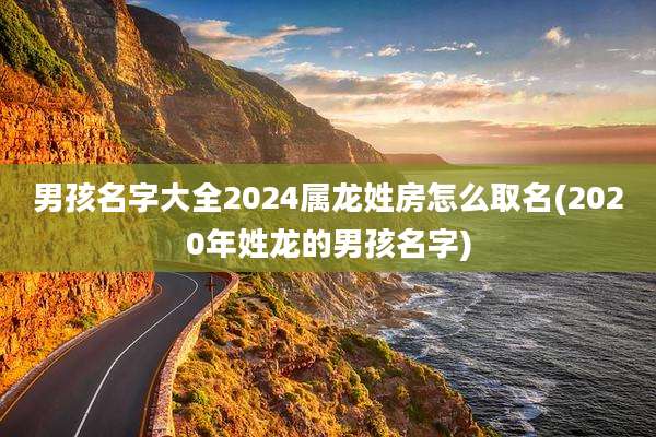 男孩名字大全2024属龙姓房怎么取名(2020年姓龙的男孩名字)