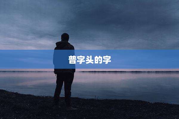 普字头的字