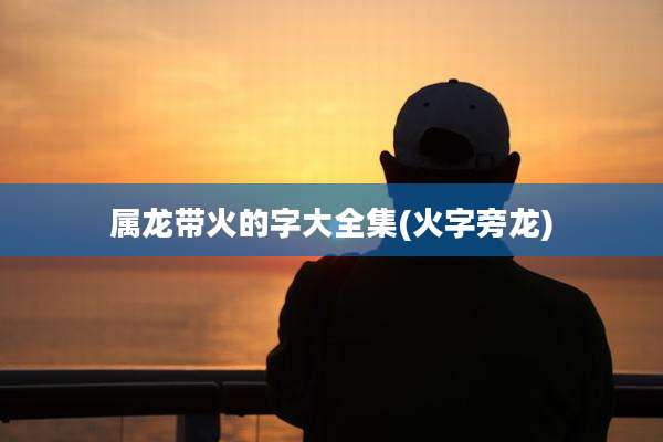 属龙带火的字大全集(火字旁龙)