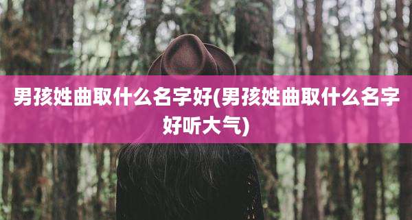 男孩姓曲取什么名字好(男孩姓曲取什么名字好听大气)