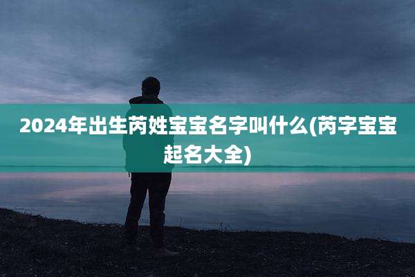 2024年出生芮姓宝宝名字叫什么(芮字宝宝起名大全)