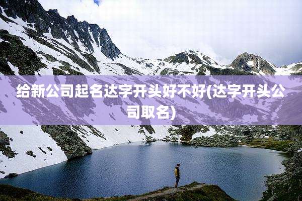 给新公司起名达字开头好不好(达字开头公司取名)