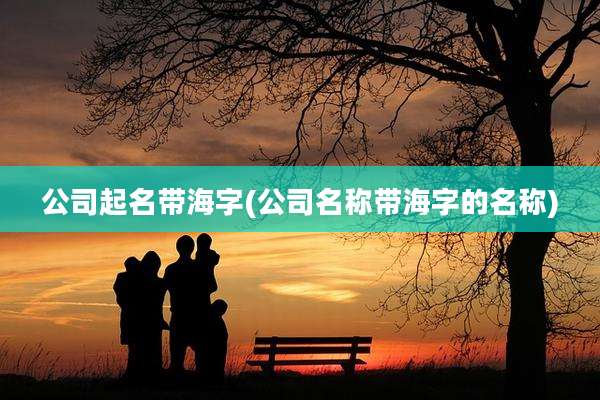 公司起名带海字(公司名称带海字的名称)