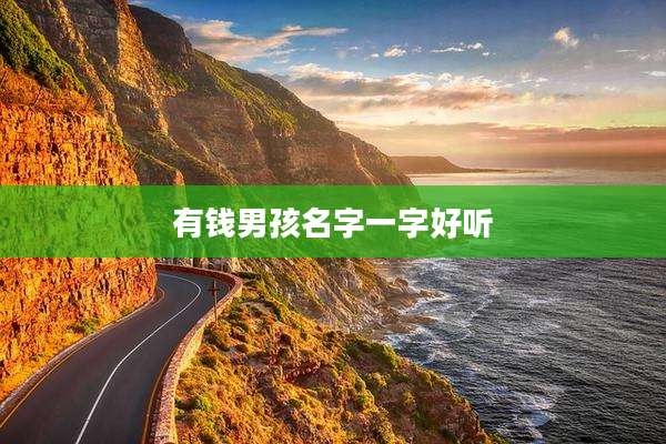 有钱男孩名字一字好听