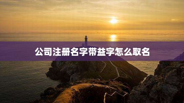 公司注册名字带益字怎么取名