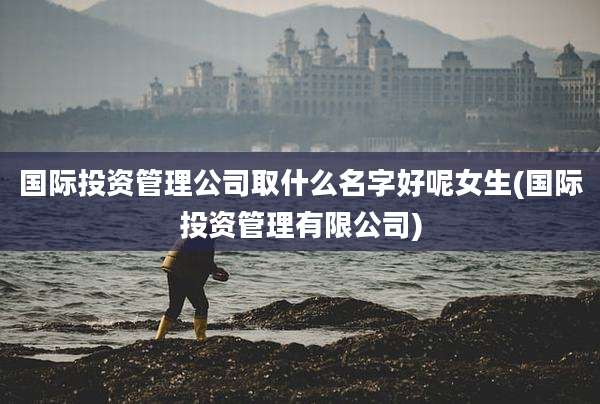 国际投资管理公司取什么名字好呢女生(国际投资管理有限公司)