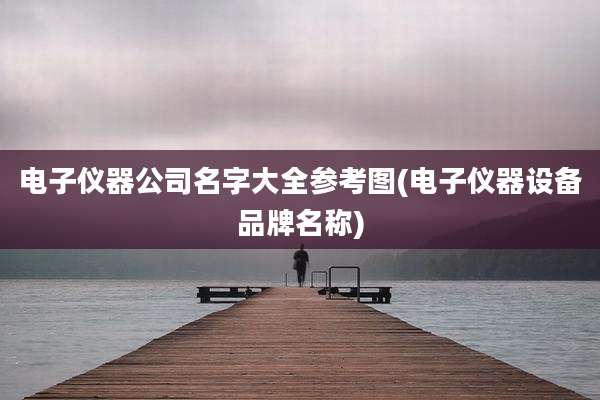电子仪器公司名字大全参考图(电子仪器设备品牌名称)