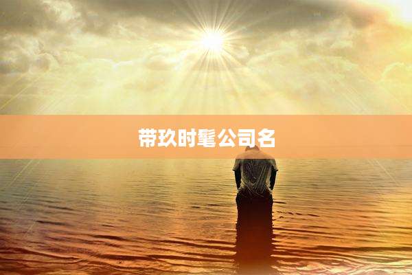 带玖时髦公司名