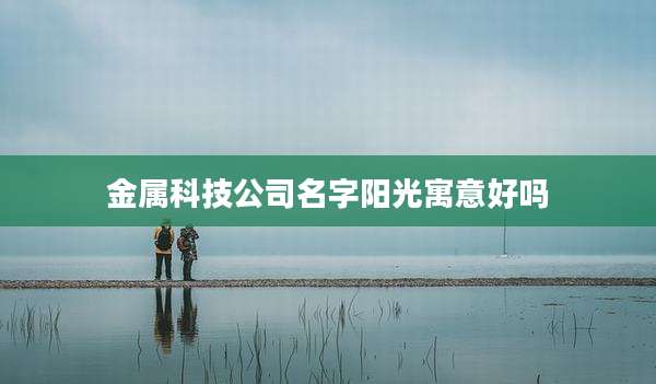 金属科技公司名字阳光寓意好吗