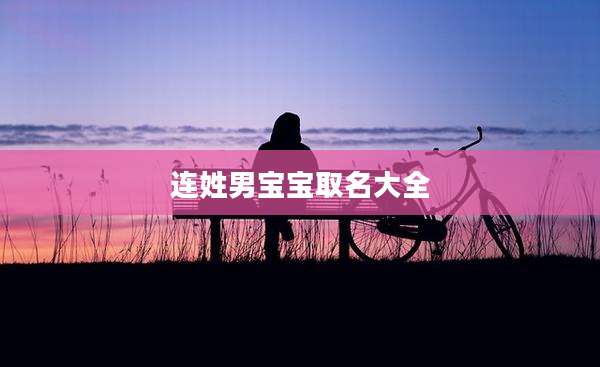 连姓男宝宝取名大全