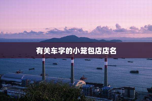 有关车字的小笼包店店名