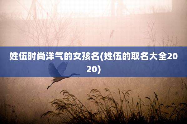 姓伍时尚洋气的女孩名(姓伍的取名大全2020)