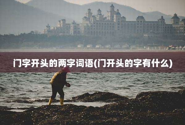 门字开头的两字词语(门开头的字有什么)
