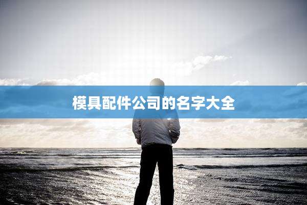 模具配件公司的名字大全