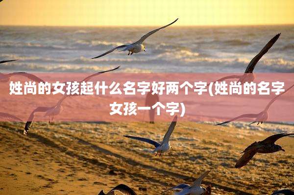 姓尚的女孩起什么名字好两个字(姓尚的名字女孩一个字)