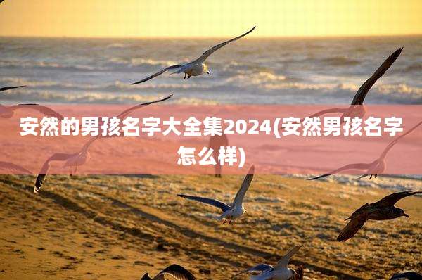 安然的男孩名字大全集2024(安然男孩名字怎么样)