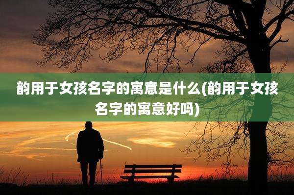 韵用于女孩名字的寓意是什么(韵用于女孩名字的寓意好吗)